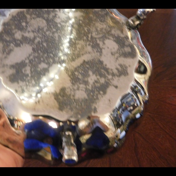Silver Dish Footed Candy Nut Dish - Picture 3 of 3